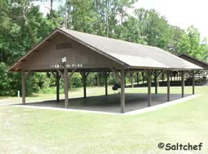 pavilion at satiila river waterfront park